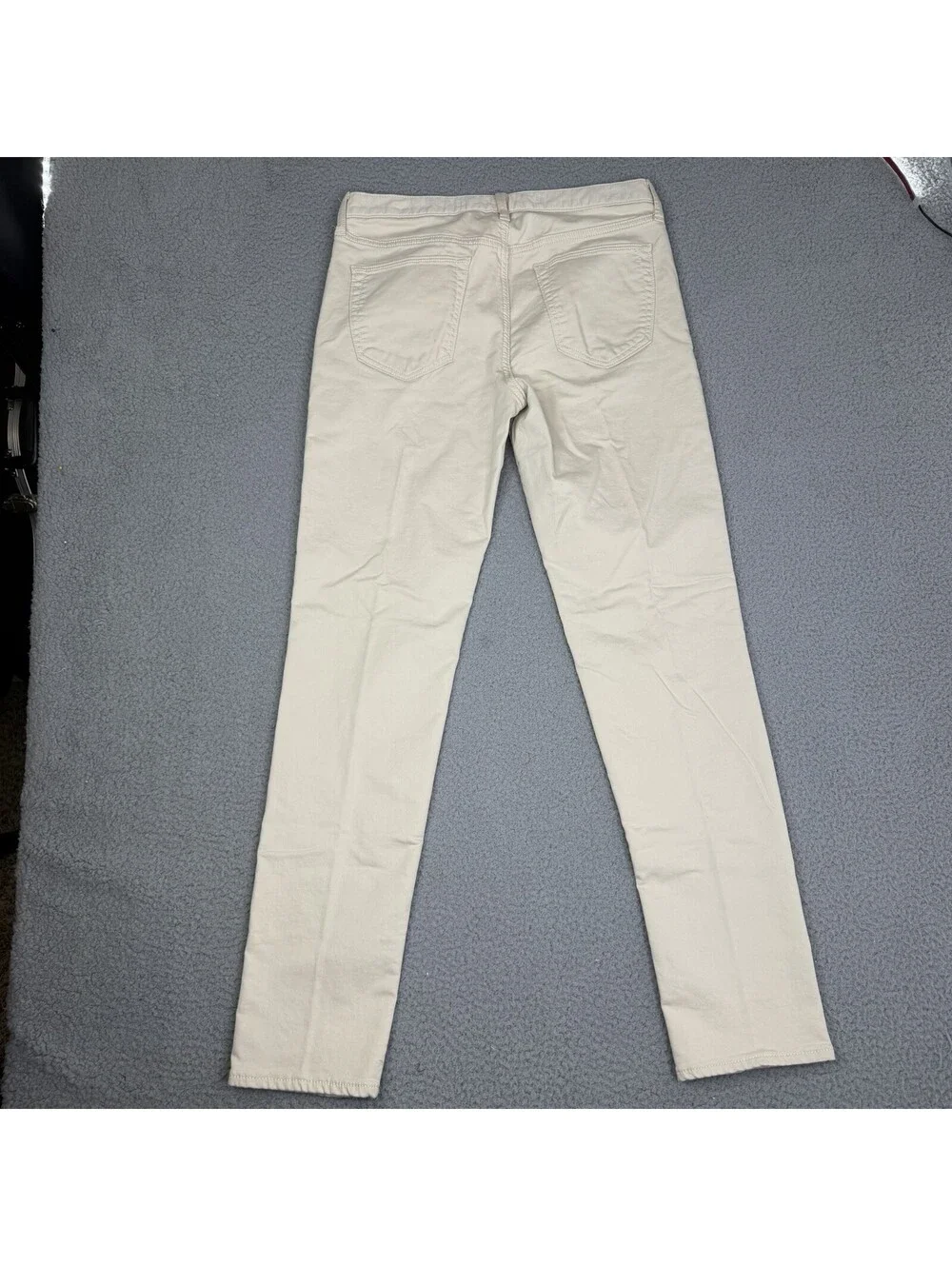 Banana Republic Mens Traveler Slim Fit Jeans Beige 33x34 Five Pocket Denim
